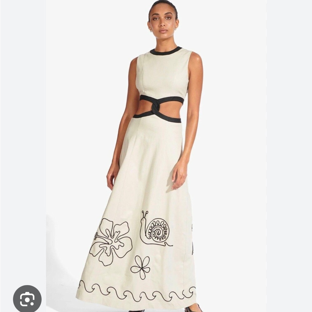 ISO Staud Natural Colada Dress, Size 0